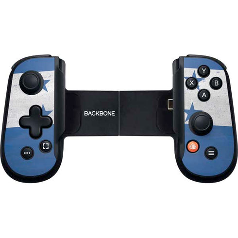Honduras Flag Distressed Backbone One for iPhone Game Controller Skin